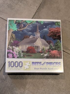 Bits And Pieces Silent Summer Night 1000-Piece Jigsaw Puzzle